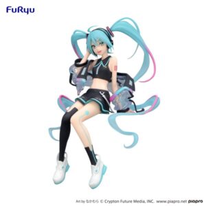 FR36553-FURYU Corporation Hatsune Miku　Noodle Stopper Figure -Neon Cyber-