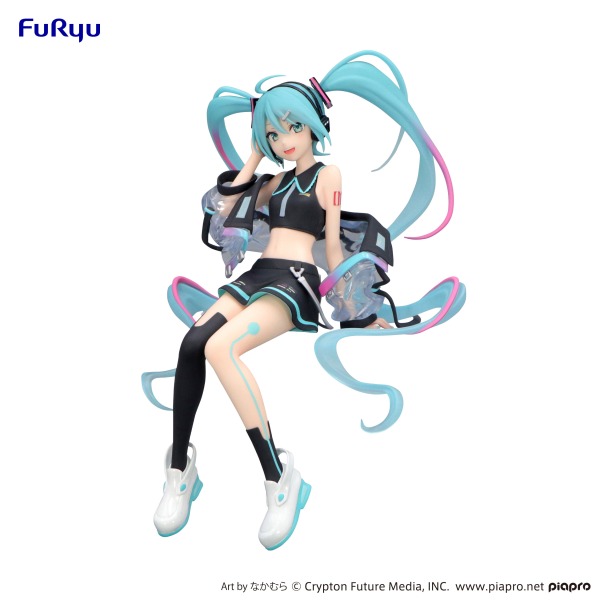 FR36553-FURYU Corporation Hatsune Miku　Noodle Stopper Figure -Neon Cyber-