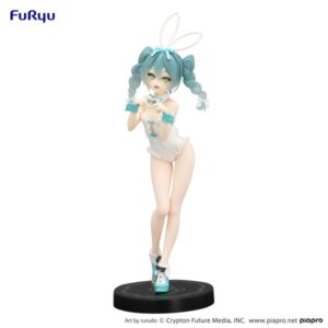FR36615-FuRyu Hatsune Miku　BiCute Bunnies Figure -rurudo White Color ver.-