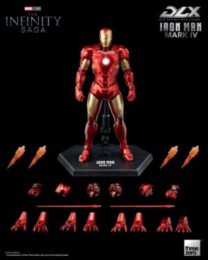 3Z05010W0-Threezero Marvel Studios: The Infinity Saga: DLX Iron Man Mark 4
