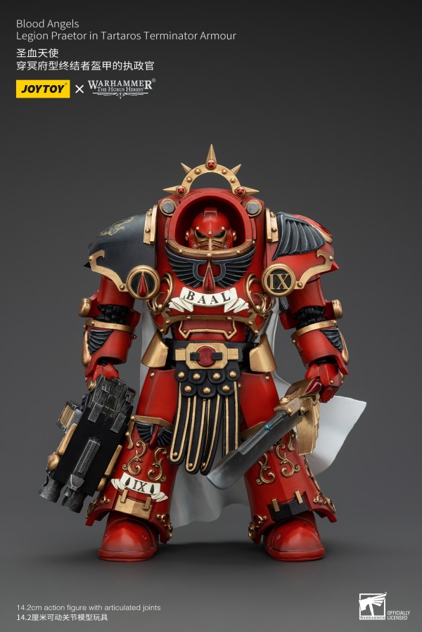JT00386-JOYTOY Blood Angels Legion Praetor in Tartaros Terminator Armour