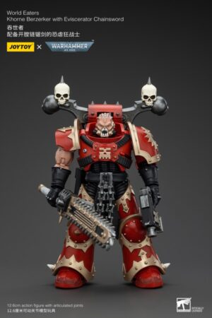 JT00560-JOYTOY World Eaters Khorne Berzerker with Eviscerator Chainsword