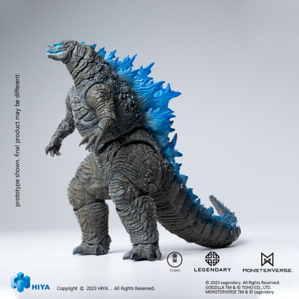 EBG0070-HIYA Toys Exquisite Basic Series 7 Inch Godzilla vs. Kong Heat Ray Godzilla Translucent Ver.