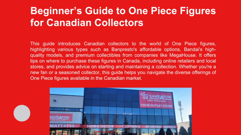 Beginner's Guide to One Piece Figures for Canadian Collectors.