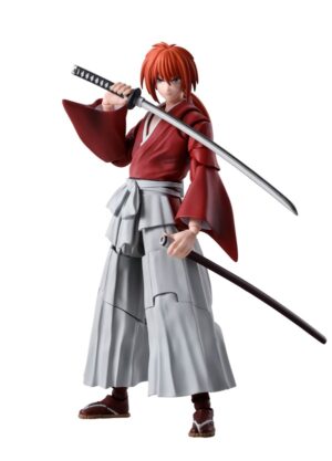 BAS65480-BANDAI Tamashii Kenshin Himura "Rurouni Kenshin: Meiji Swordsman Romantic Story", TAMASHII NATIONS S.H.Figuarts