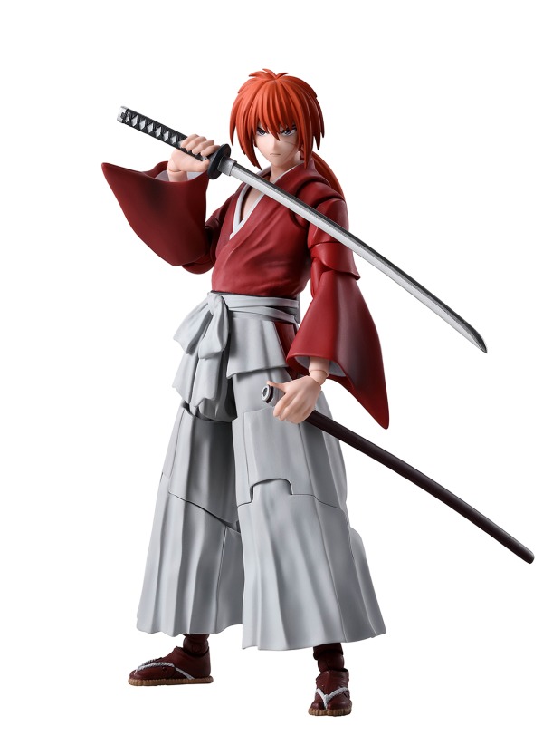 BAS65480-BANDAI Tamashii Kenshin Himura "Rurouni Kenshin: Meiji Swordsman Romantic Story", TAMASHII NATIONS S.H.Figuarts