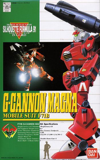 5068713-BANDAI HOBBY 1/100 G CANNON MAGNA