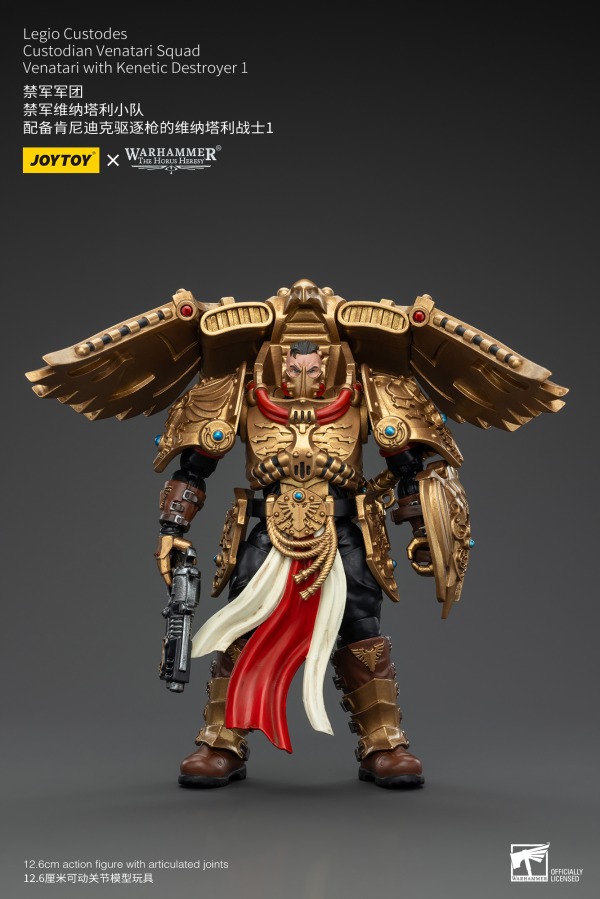 JT00775-JOYTOY Legio Custodes Custodian Venatari Squad Venatari with Kenetic Destroyer 1
