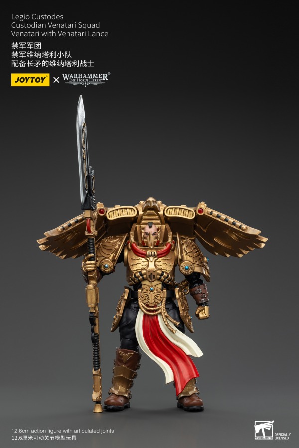 JT00799-JOYTOY Legio Custodes Custodian Venatari Squad Venatari with Venatari Lance