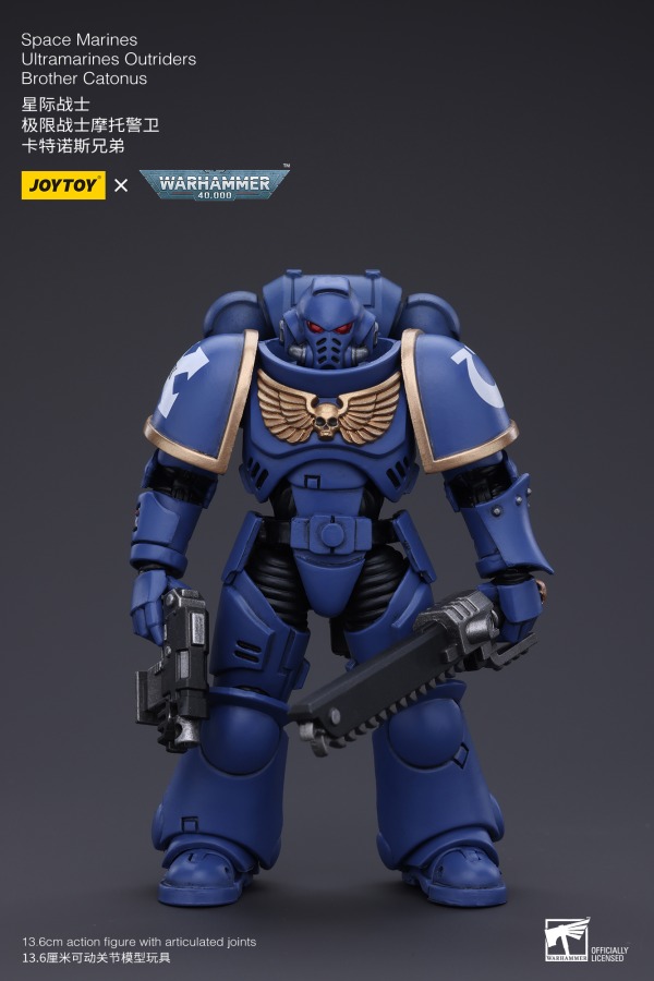 JT2825-JOYTOY Space Marines Ultramarines Outriders Brother Catonus