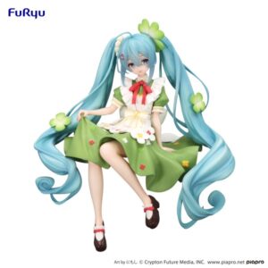 FR36712-FuRyu Hatsune Miku　Noodle Stopper Figure -Flower Fairy Clover-