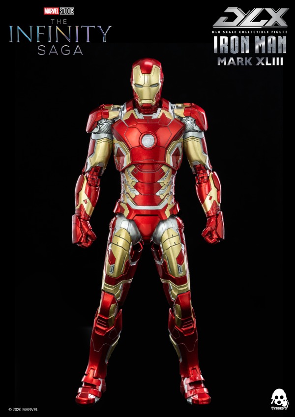3Z02470W0-threezero Infinity Saga – DLX Iron Man Mark 43