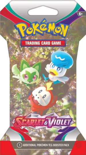 87325-SLEEVED POKEMON SV1 SCARLET AND VIOLET PACK