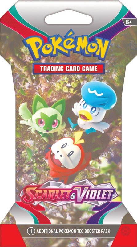 87325-SLEEVED POKEMON SV1 SCARLET AND VIOLET PACK