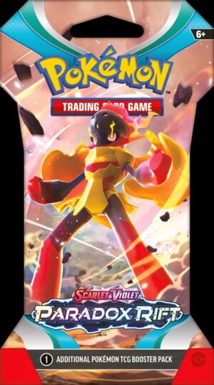 87400-SLEEVED POKEMON SV4 PARADOX RIFT PACK