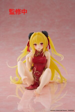 TT40362-TAITO To Love-Ru Darkness Desktop Cute Figure - Golden Darkness (Chinese Dress Ver.)