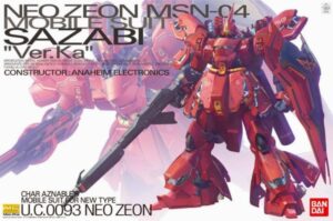 5055457-BANDAI HOBBY MG 1/100 MSN-04 Sazabi Ver.Ka