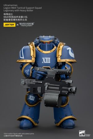 JT00119-JOYTOY Ultramarines Legion MKIII Tactical Support Squad Legionary with Heavy Bolter