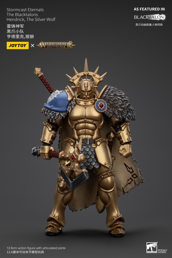JT00904-JOYTOY Stormcast Eternals The Blacktalons Hendrick, The Silver Wolf