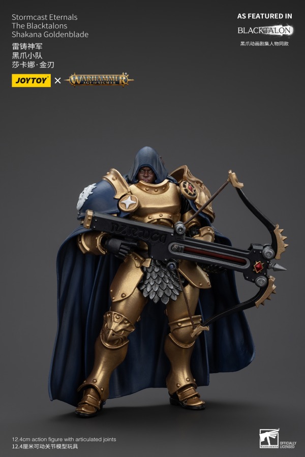 JT00911-JOYTOY Stormcast Eternals The Blacktalons Shakana Goldenblade