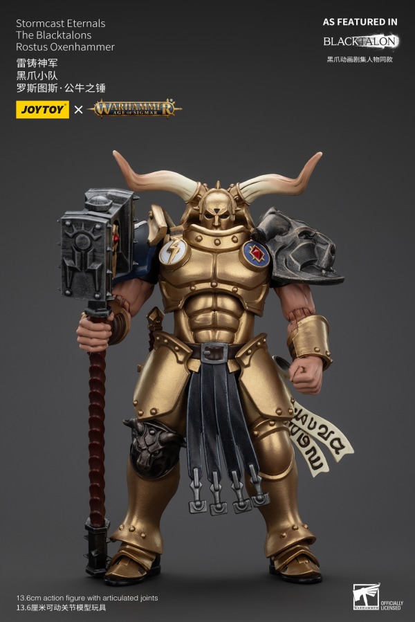 JT00928-JOYTOY Stormcast Eternals The Blacktalons Rostus Oxenhammer