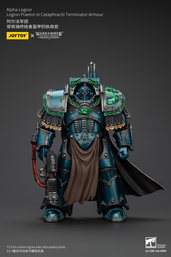 JT01260-JOYTOY Alpha Legion Legion Praetor in Cataphractii Terminator Armour