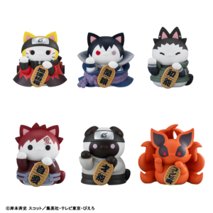 MGH84291-MEGA CAT PROJECT NARUTO Shippuden Nyaruto! FORTUNE CATS Naruto Uzumaki & friends Ver. (6pc per box)