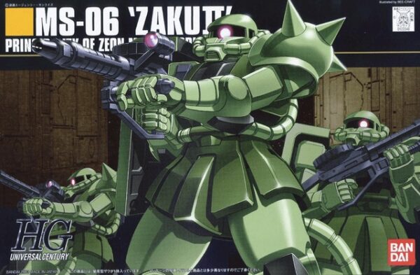 5057392-HGUC 1/144 #40 MS-06F Zaku 2