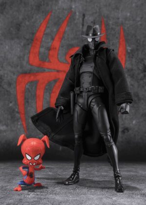 BAS67536-SPIDER-MAN NOIR & SPIDER-HAM (Spider-Man: Across the Spider-Verse) "SPIDERMAN", TAMASHII NATIONS S.H.Figuarts