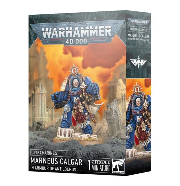 55-74-Warhammer 40k - Ultramarines - Marneus Calgar in Armour of Antilochus