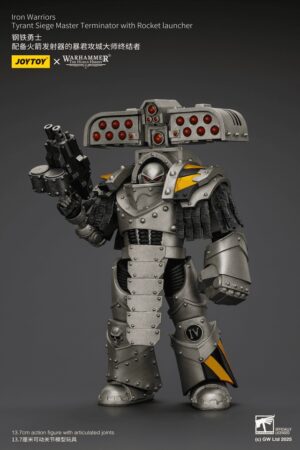 JT01482-lron Warriors Tyrant Siege Master Terminator with Rocket launcher