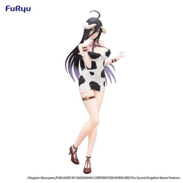 FR50360-OVERLORD Trio-Try-iT Figure -Albedo Mini Dress Cow Pattern ver.-
