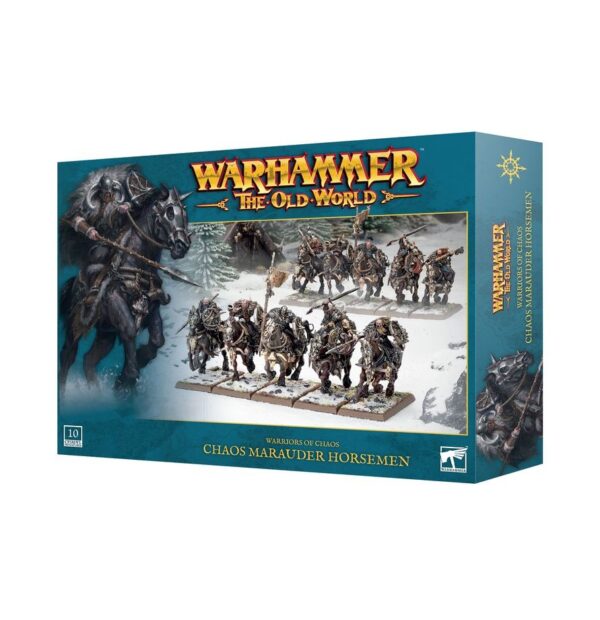 08-14-Warhammer 40K: Warriors of Chaos: Chaos Marauder Horsemen (Preorder Feb 14)