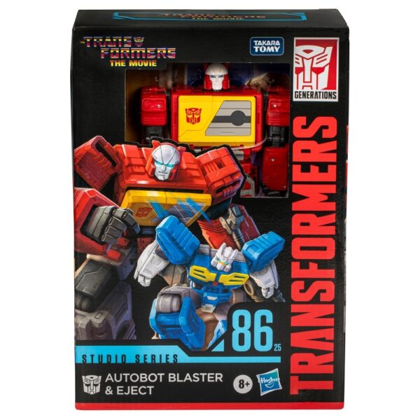 F96545L00-Transformers Studio Series Voyager The Transformers: The Movie 86-25 Autobot Blaster & Eject