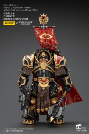 JT02441-Sons of Horus Legion Cataphractii Praetor with Combi-Melta and Power Maul