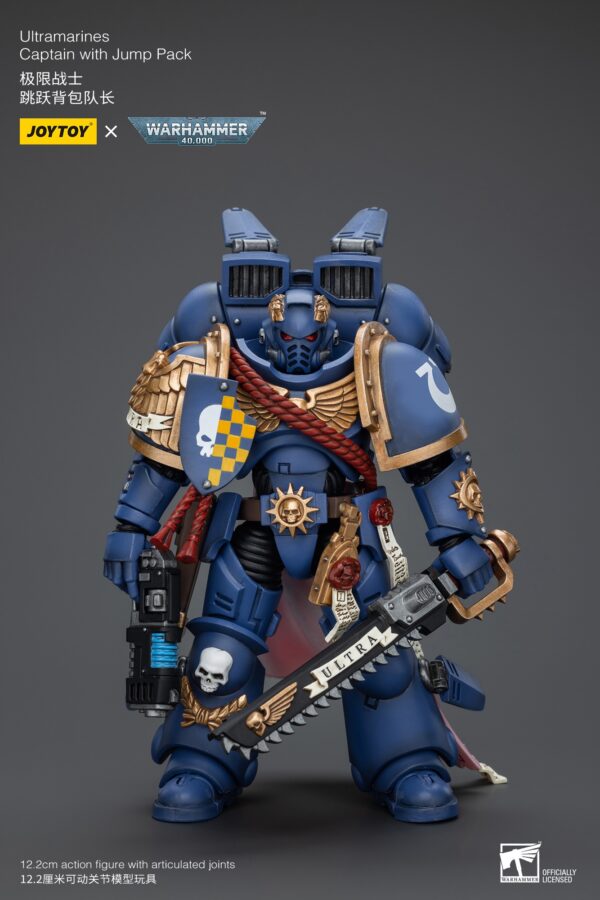 JT1125-Ultramarines Captain With Jump Pack
