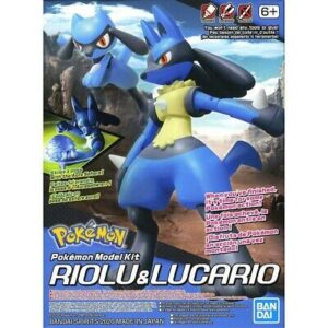 5060856-POKEMON MODEL KIT RIOLU & LUCARIO