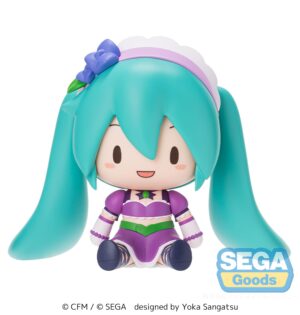 SE44092-fuwa petit Hatsune Miku x Love and Berry Dress Up and Dance! Chibi Figure Sparkly Purple