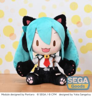 SE45831-fuwa petit Hatsune Miku: Project DIVA Arcade Future Tone LL Plush Hatsune Miku - Kitty Cat