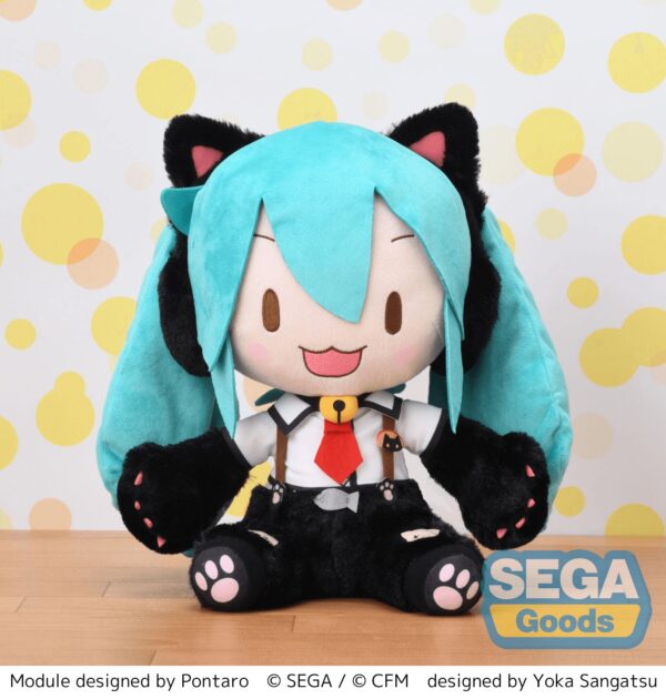 SE45831-fuwa petit Hatsune Miku: Project DIVA Arcade Future Tone LL Plush Hatsune Miku - Kitty Cat
