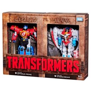 G10955L00-Transformers Timelines Hearts of Steel Optimus Prime and Starscream 2 pack