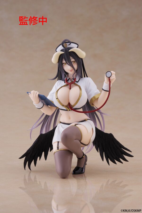 TT40463-Overlord Desktop Cute Figure - Albedo (Nurse Ver.)
