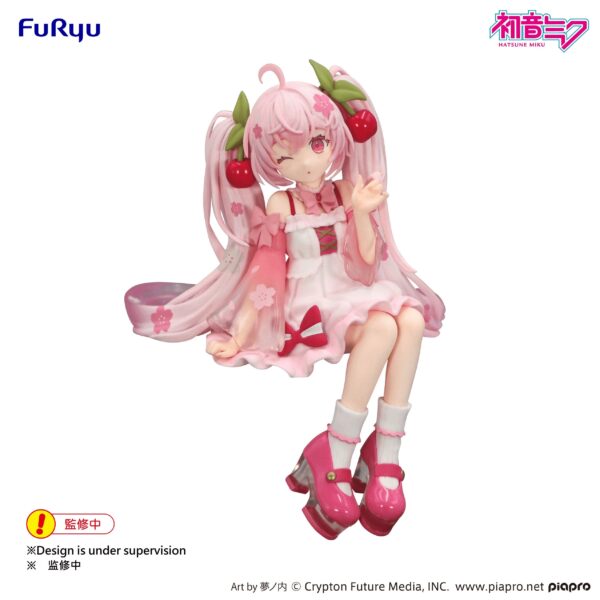 FR51074-Hatsune Miku Noodle Stopper Figure -Sakura Miku 2025 Wink ver.-