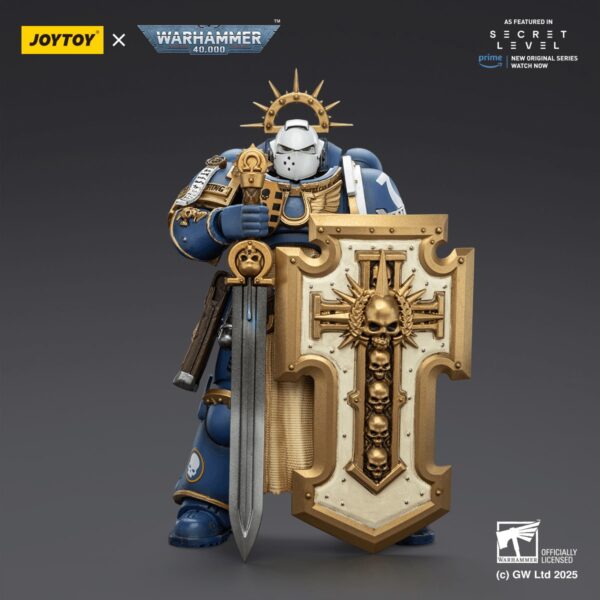 JT02793-Ultramarines Levantus with Power Sword, Stormshield and Bolt Pistol