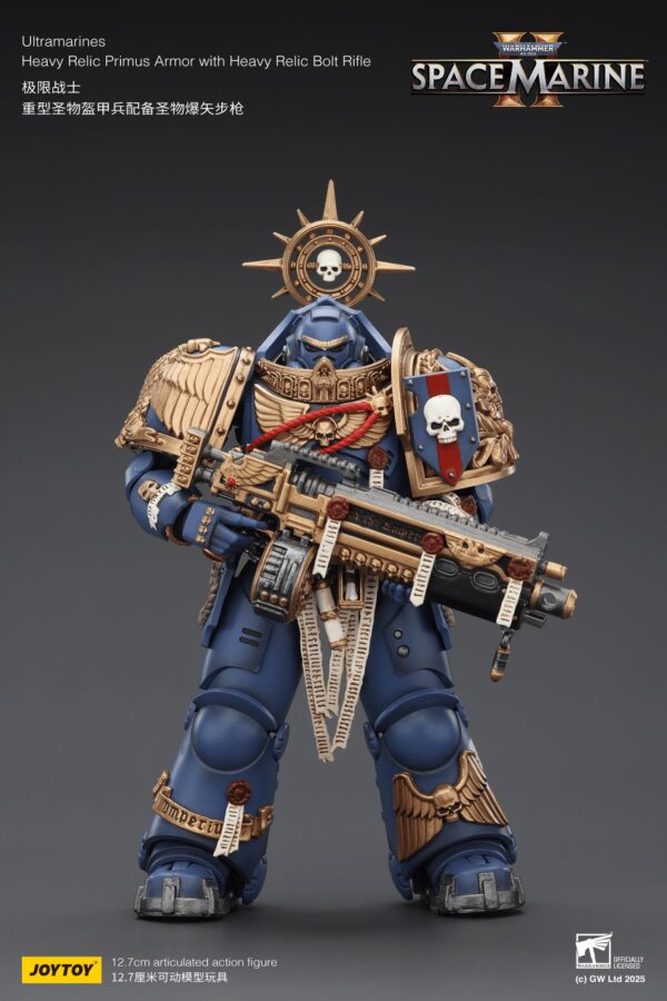 JT02854-Ultramarines Heavy Relic Primus Armor with Heavy Relic Bolt Rifle