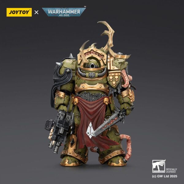 JT02885-Death Guard Blightlord Terminator 3 with Combi-bolter and Bubotic Blade
