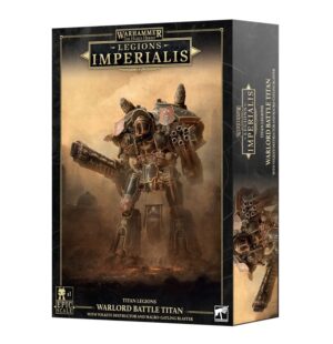 03-109-Warhammer: Legions Imperialis: Warlord Titan with Volkite Destructor and Macro-Gatling Blaster (Preorder Aug. 01)