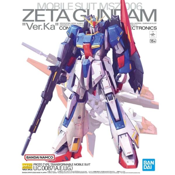 4573102640154 5064015-MG 1/100 ZETA GUNDAM Ver.Ka