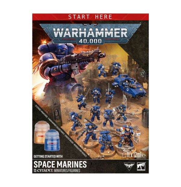 60-52-Warhammer 40,000 Getting Started with Space Marines (Preorder July 25)
