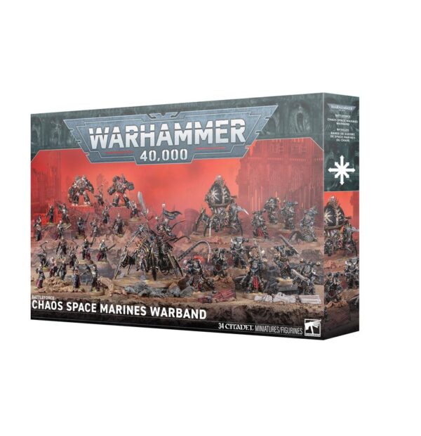 71-44 71-44-Warhammer 40,000 - Battleforce: Chaos Space Marines Warband (Preorder July 11, 2026)